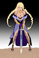 anime warrior princess colored by hera