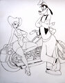 Peg and Goofy