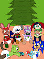 Christmas Cubs Group Pic - By Rogeykun