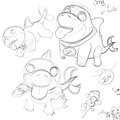 Jeff the landshark doodles! by SomeStickyGoo