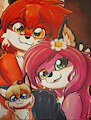 The Fox Family by FireRai