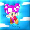 flying toadette by frogtable125