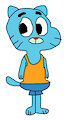 Gumball Watterson as Travis the Tiger