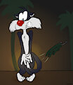 Sylvester, nude on stage! by Cintoon