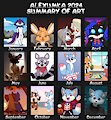 My 2024 summary of fav art :3 by AlexUmkaArt