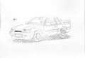 Nissan Skyline R31 (lineart) by MMsArts