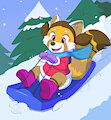 Sledding Sadie -By pastelberry-