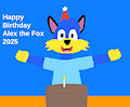 Happy Birthday Alex the Fox 2025 by sebashton