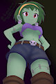 Rottytops from the Shantae series showing off her new outfit! by LemLim22