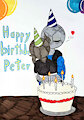 Peter's birthday by Balloonbouncer