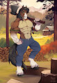 Woodcutter (Collab YCH) by AppleFaced