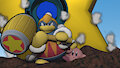 Anime Kirby and King Dedede