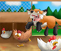 Fox in a Chicken Coop!