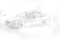 Opel Omega (lineart) by MMsArts