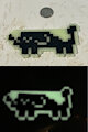 Glow in the Dark Perler Bead Long Dog for Sale! by MajorLionhunk