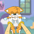 Tails Back in Diapers