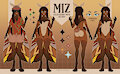 Miz Ref sheet - SFW by Mizque