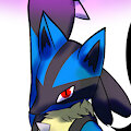 My Friend Jester's Lucario: Aaron by SinisterSlyFox