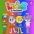 Lucas and Friends in my style by BigPandaSebArts2024