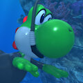 [3D] SCUBA Yoshi underwater by kuby64