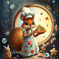 [AI experiments] Multiverse-hopping Pizza Squirrels! by dmfalk