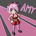 Fanart -- Amy Time! by ZeexFoxia