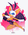 Rouge the Bunny Bat [Fanart] by DudeRedBlue