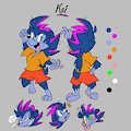 Kai ref sheet by Foxlover91