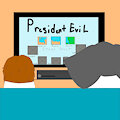 President Evil (Visual Perception > Psychology Sight, Doctoral Grade Thesis) by Me (Samy the Dragon) by SamytheDragon