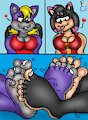 Imogen n Beverly Footsie play by TheRedSkunk