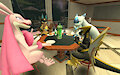 Pals on Lunch Break (Gmod) by Artizardwingheart