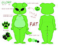 glorp ref sheet 👽🐶 by babyglorp