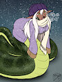 Naga Versus the Winter Chill! by Halcyon