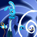 Bunny Agent in Blue