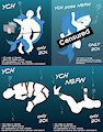 Commission Set pose YCH at low price by darkbunny666
