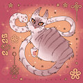 Lunar New Year Cat Snake by littlealzi