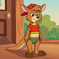 Brucie the Kangaroo in ImageFX by ToonlandianFox2002