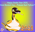 Happy Ball Python Year 2025