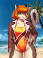 Swimsuit Squirrel Girl by MykeGreywolf