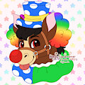 (COM) Clown Horsey by dandyliondreamer