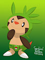 Chespin with Green Speedo - E by SergioLH25