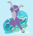 Art fight 2024 - marina making waves by CaptScorcher1998