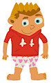 Lars in Heart Print Boxers