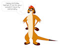 Timon's birthday greeting to Nathan Lane by FurryTilde