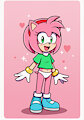 Amy Rose in Shirt, Panties, Socks and Shoes (ImageFX)