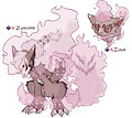 Zorua Regional Variant by Gakitori