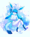 Sexy Glaceon Alt. [Fanart] by DudeRedBlue