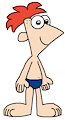 Phineas Flynn in Speedo