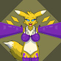 Renamon Hugs You by AlphabetABC