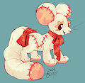 Stitched Mouse Pillowing by Flipside